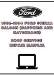 1982-1994 FORD SIERRA SALOON (SAPPHIRE AND HATCHBACK) SHOP SERVICE REPAIR MANUAL - PDF