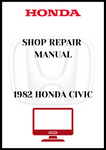 1982 HONDA CIVIC SHOP REPAIR MANUAL - PDF