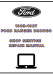 1983-1987 FORD RANGER BRONCO SHOP SERVICE REPAIR MANUAL - PDF