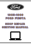 1983-1989 FORD FIESTA SHOP SERVICE REPAIR MANUAL - PDF 