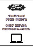  1983-1989 FORD FIESTA SHOP SERVICE REPAIR MANUAL - PDF