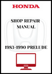 1983-1990 PRELUDE SHOP REPAIR MANUAL - PDF