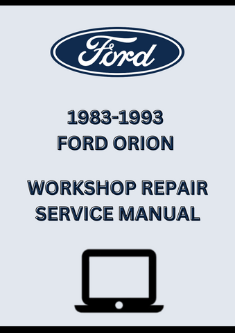 1983-1993 FORD ORION WORKSHOP REPAIR SERVICE MANUAL - PDF