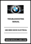 Unlock the secrets of your 1983 BMW 633CSI with our comprehensive Electrical Troubleshooting Manual, available in a convenient PDF format. This essential guide is designed to help you diagnose and resolve electrical issues with precision, ensuring your classic vehicle runs smoothly and efficiently.