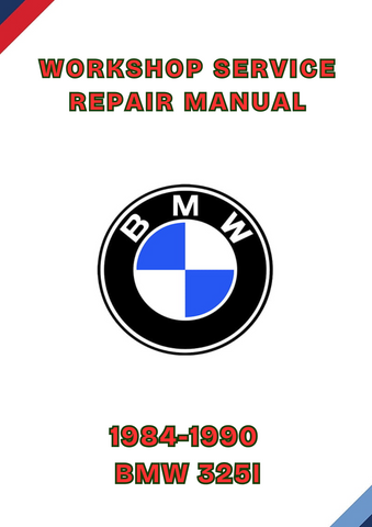 1984-1990 BMW 325I WORKSHOP REPAIR SERVICE MANUAL - PDF