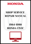 1984-1990 HONDA CIVIC SHOP SERVICE REPAIR MANUAL - PDF