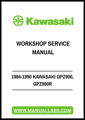 Unlock the full potential of your 1984-1990 Kawasaki GPZ900 and GPZ900R with our comprehensive Workshop Service Manual in PDF format. This essential guide is designed to provide you with detailed instructions, diagrams, and specifications to ensure your motorcycle runs at its best. Whether you're a seasoned mechanic or a DIY enthusiast, this manual is your go-to resource for maintenance and repairs.