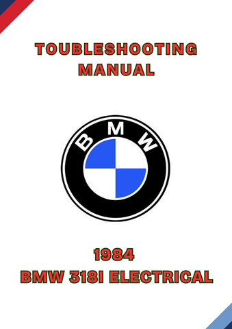 1984 BMW 318I ELECTRICAL TOUBLESHOOTING MANUAL - PDF