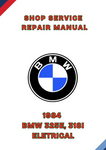 1984 BMW 325E, 318I ELETRICAL SHOP SERVICE REPAIR MANUAL - PDF