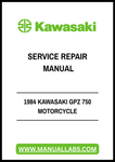1984 KAWASAKI GPZ 750 MOTORCYCLE SERVICE REPAIR MANUAL - PDF FILE
