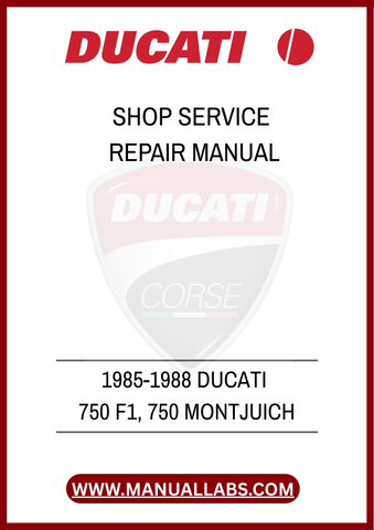 DON'T MISS THE OPPORTUNITY TO ENHANCE YOUR MOTORCYCLE KNOWLEDGE AND SKILLS. DOWNLOAD THE 1985-1988 DUCATI 750 F1 AND 750 MONTJUICH SHOP SERVICE REPAIR MANUAL 