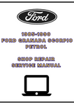 1985-1990 FORD GRANADA SCORPIO PETROL SHOP SERVICE REPAIR MANUAL - PDF