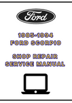1985-1994 FORD SCORPIO SHOP SERVICE REPAIR MANUAL - PDF