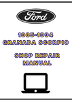 1985-1994 GRANADA SCORPIO SHOP REPAIR MANUAL - PDF