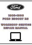  1985-1996 FORD ESCORT RS WORKSHOP SERVICE REPAIR MANUAL - PDF