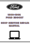 1986-1992 FORD ESCORT SHOP SERVICE REPAIR MANUAL - PDF