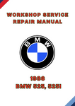 1986 BMW 525, 525I WORKSHOP SERVICE REPAIR MANUAL - PDF