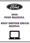  1986 FORD GRANADA SHOP SERVICE REPAIR MANUAL - PDF