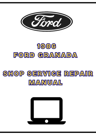  1986 FORD GRANADA SHOP SERVICE REPAIR MANUAL - PDF