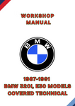 1987-1991 BMW 320I, E30 MODELS COVERED TECHNICAL WORKSHOP MANUAL - PDF