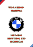 1987-1991 BMW 320I, E30 TECHNICAL WORKSHOP MANUAL - PDF