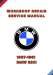 1987-1991 BMW 320I WORKSHOP REPAIR SERVICE MANUAL - PDF