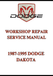 1987-1995 DODGE DAKOTA WORKSHOP REPAIR SERVICE MANUAL - PDF