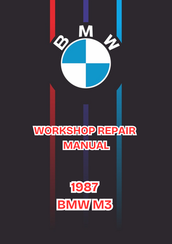 1987 BMW M3 ELECTRICAL TROUBLESHOOTING WORKSHOP REPAIR MANUAL - PDF