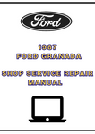 1987 FORD GRANADA SHOP SERVICE REPAIR MANUAL - PDF