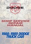 1988-1989 DODGE TRUCK CAR SPARE PARTS CATALOGUE MANUAL - PDF