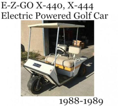 UNLOCK THE FULL POTENTIAL OF YOUR 1988-1989 E-Z-GO X-440 AND X-444 ELECTRIC GOLF CARS WITH OUR COMPREHENSIVE SERVICE REPAIR MANUAL IN PDF FORMAT.