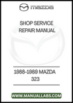 1988-1989 MAZDA 323 SHOP SERVICE REPAIR MANUAL - PDF