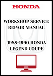 1988-1990 HONDA LEGEND COUPE WORKSHOP SERVICE REPAIR MANUAL - PDF