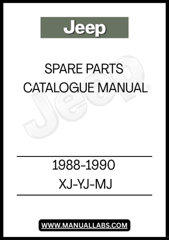 DISCOVER THE ULTIMATE RESOURCE FOR JEEP ENTHUSIASTS WITH THE 1988-1990 JEEP XJ-YJ-MJ SPARE PARTS CATALOGUE MANUAL IN PDF FORMAT. THIS COMPREHENSIVE GUIDE IS DESIGNED TO HELP YOU EASILY IDENTIFY AND SOURCE THE RIGHT PARTS FOR YOUR CLASSIC JEEP MODELS, ENSURING YOUR VEHICLE REMAINS IN PEAK CONDITION