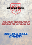 1988-1993 DODGE DYNASTY SHOP SERVICE REPAIR MANUAL - PDF