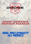 1988-1993 DYNASTY ALL MODELS SHOP SERVICE REPAIR MANUAL - PDF