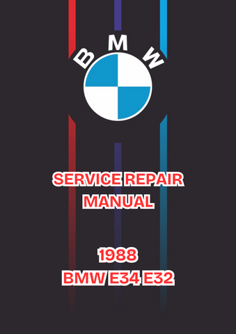 1988 BMW E34 E32 ELECTRICAL TROUBLESHOOTING DIAGNOSIS 5/7 SERIES SERVICE REPAIR MANUAL - PDF