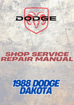 1988 DODGE DAKOTA SHOP SERVICE REPAIR MANUAL -PDF