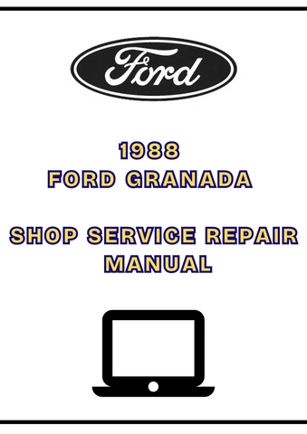 1988 FORD GRANADA SHOP SERVICE REPAIR MANUAL - PDF