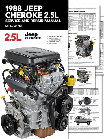 1988 JEEP CHEROKEE 2.5L ENGINE SHOP SERVICE REPAIR MANUAL - PDF 