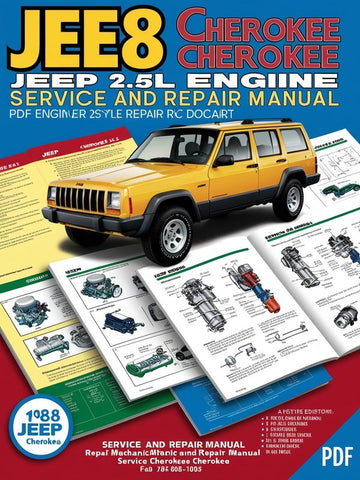 1988 JEEP CHEROKEE 2.5L ENGINE SHOP SERVICE REPAIR MANUAL - PDF