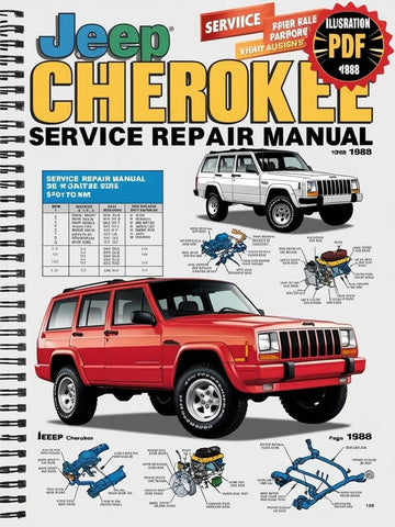 1988 JEEP CHEROKEE SHOP SERVICE REPAIR MANUAL - PDF