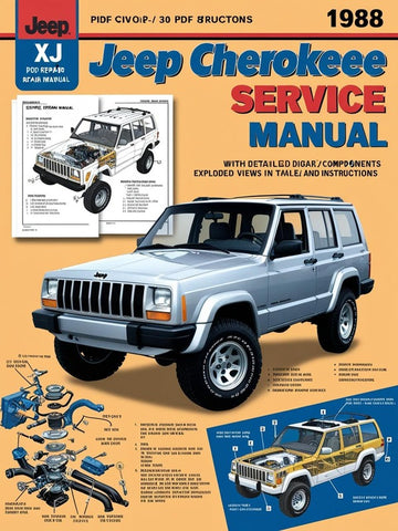 1988 JEEP CHEROKEE XJ SHOP SERVICE REPAIR MANUAL - PDF