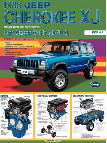 1988 JEEP CHEROKEE XJ SHOP REPAIR SERVICE MANUAL - PDF