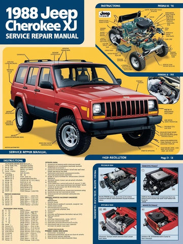 1988 JEEP CHEROKEE XJ SHOP SERVICE REPAIR MANUAL - PDF