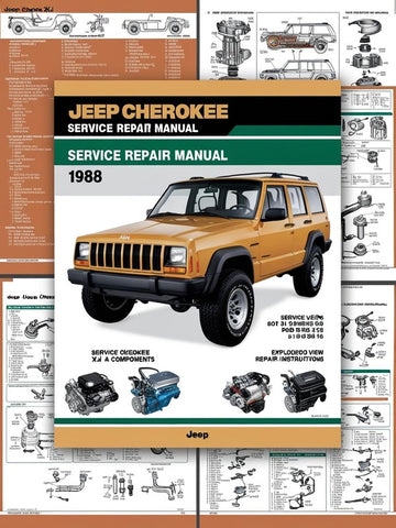 1988 JEEP CHEROKEE XJ SHOP SERVICE REPAIR MANUAL - PDF
