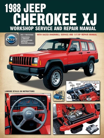 1988 JEEP CHEROKEE XJ WORKSHOP SERVICE REPAIR MANUAL - PDF