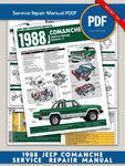 1988 JEEP COMANCHE SHOP SERVICE REPAIR MANUAL - PDF