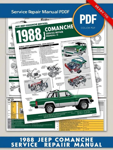 1988 JEEP COMANCHE SHOP SERVICE REPAIR MANUAL - PDF