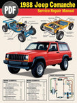 1988 JEEP COMANCHE SHOP SERVICE REPAIR MANUAL - PDF